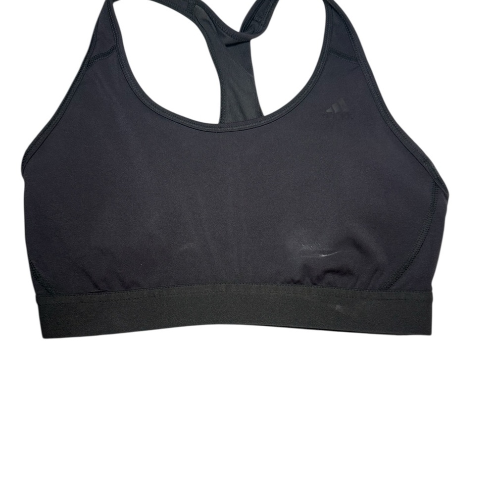 Adidas Black Sports Bra with Racerback Design